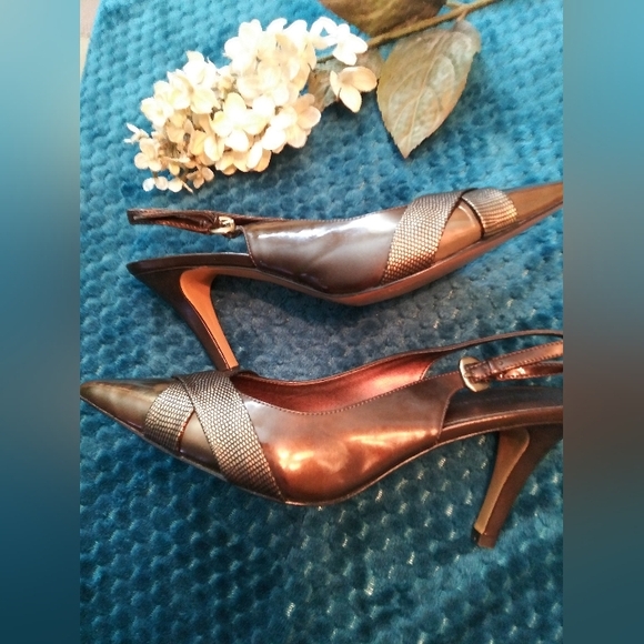 Anne Klein Shoes - Anne Klein Metallic Heels